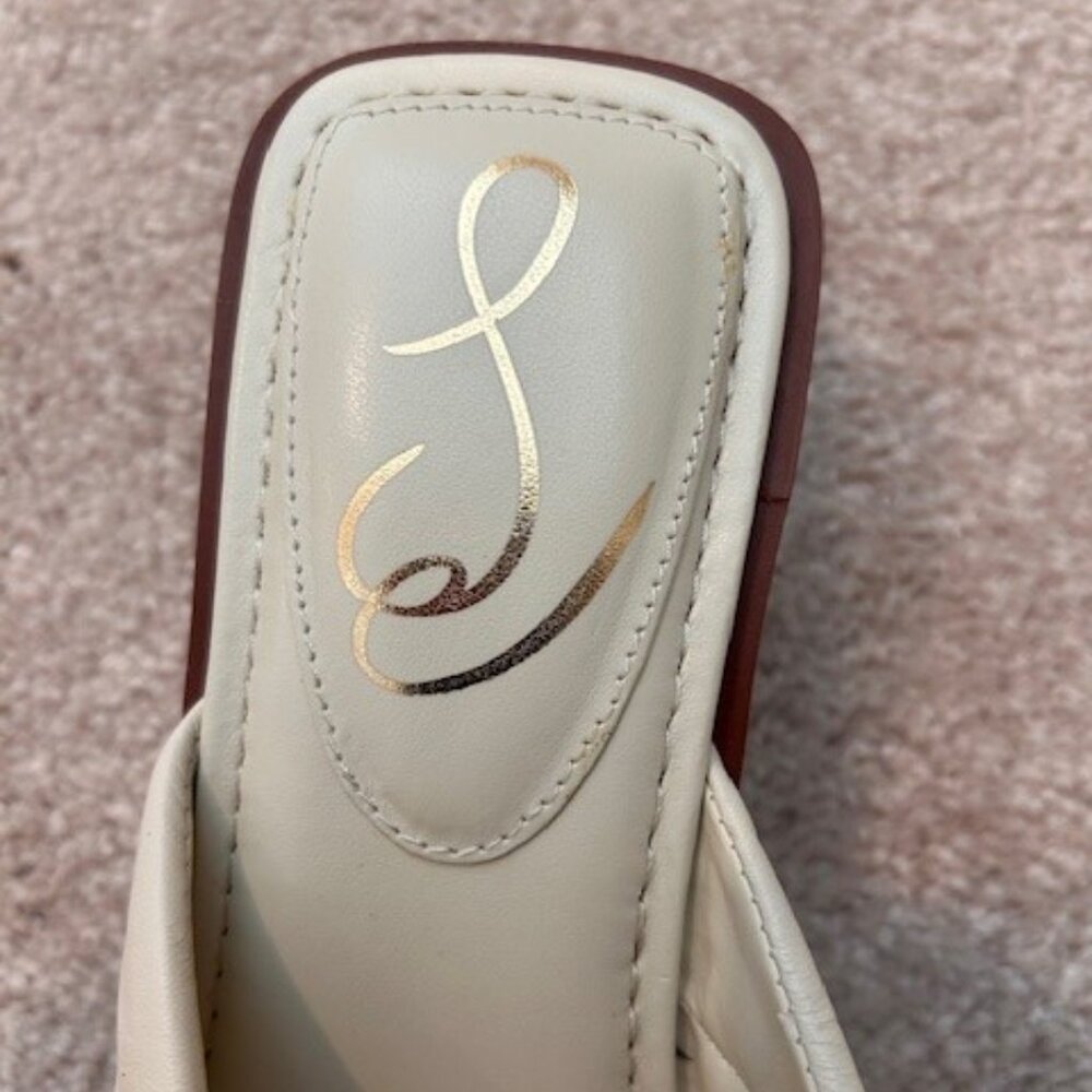 Sam Edelman cream sandal size 8.5 - Picture 4 of 7
